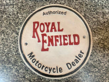 Load image into Gallery viewer, Authorised ROYAL ENFIELD Motorcycle Dealer - Cast iron plaque sign