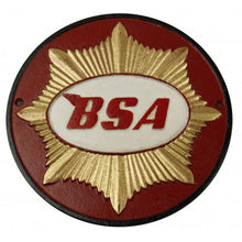 Load image into Gallery viewer, BSA cast iron Sign Plaque