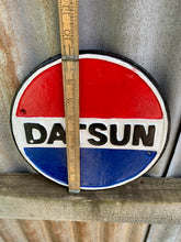 Load image into Gallery viewer, Datsun - Cast iron sign - 24cm