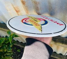 Load image into Gallery viewer, Ducati Meccanica heavy Cast Iron Plaque Sign