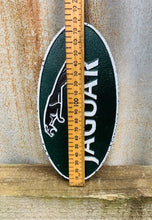 Load image into Gallery viewer, Jaguar (Small) Cast Iron Plaque badge sign Green