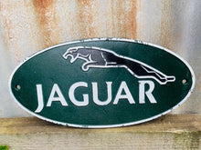 Load image into Gallery viewer, Large Jaguar  Cast Iron Plaque sign badge