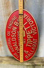 Load image into Gallery viewer, Ronaldson Bros - Cast Iron Plaque sign - Ballarat Victoria 27cm