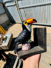 Load image into Gallery viewer, Guinness Toucan Book ends - CAST IRON- PUB Promotion book ends
