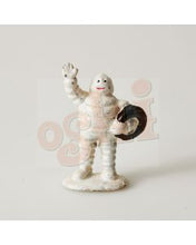 Load image into Gallery viewer, Michelin Man waving - cast iron small figurine
