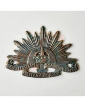 Load image into Gallery viewer, Australian Commonwealth Military Forces - Army - cast iron wall plaque Rising Sun
