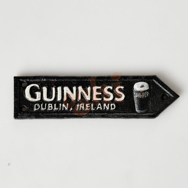 Guinness cast iron Road sign - advertising