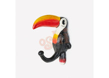 Load image into Gallery viewer, Guinness toucan Wall mount coat hook - cast iron
