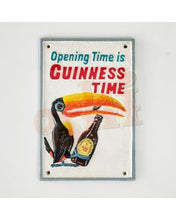 Load image into Gallery viewer, Guinness opening time is Guinness time Cast iron wall plaque
