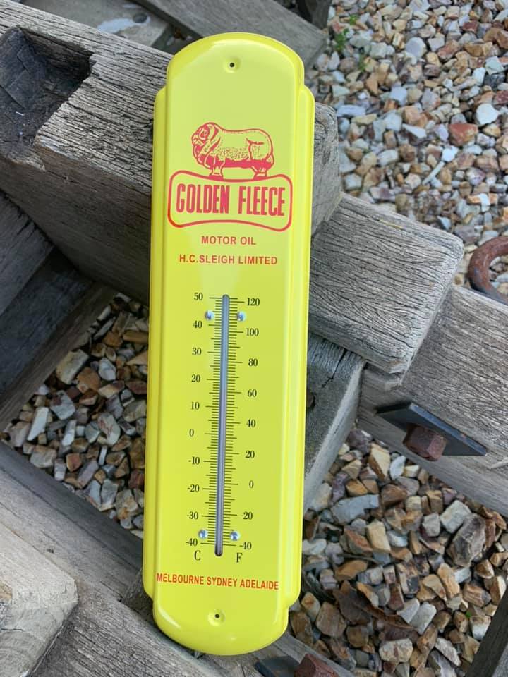 Golden Fleece Thermometer - metal