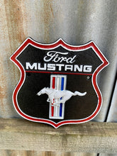 Load image into Gallery viewer, Ford Mustang - cast iron sign plaque -
