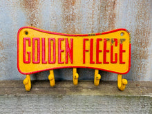 Load image into Gallery viewer, Golden Fleece Key Holder Cast Iron Plaque Yellow
