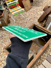 Load image into Gallery viewer, Psychiatric Ward DOOR -  green - Sign Plaque - Cast iron
