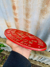 Load image into Gallery viewer, Ronaldson Bros - Cast Iron Plaque sign - Ballarat Victoria 27cm
