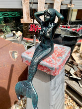 Load image into Gallery viewer, Small Mermaid - cast iron figure 45cm
