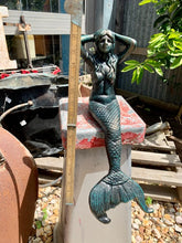 Load image into Gallery viewer, Small Mermaid - cast iron figure 45cm
