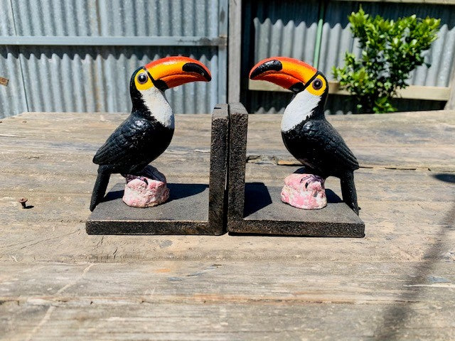 Guinness Toucan Book ends - CAST IRON- PUB Promotion