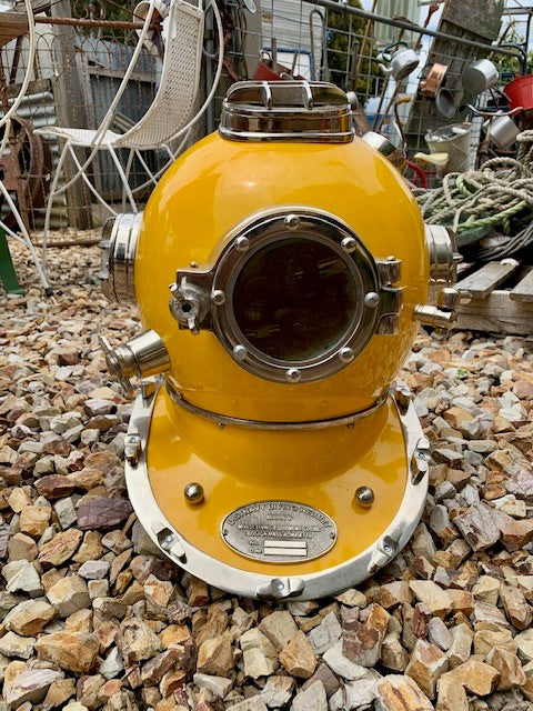 Yellow Diving Helmet