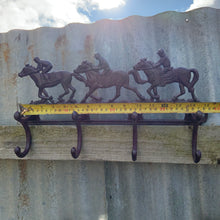 Load image into Gallery viewer, Horse racing hook cast iron
