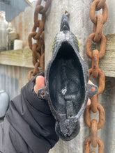 Load image into Gallery viewer, Yellow-tailed black-cockatoo coat hook cast iron
