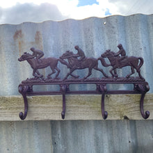 Load image into Gallery viewer, Horse racing hook cast iron
