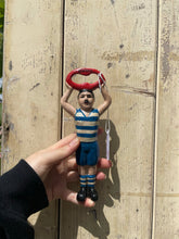 Load image into Gallery viewer, Geelong cats bottle opener Sherrin
