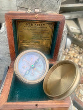 Load image into Gallery viewer, NED KELLY Compass - in wooden case
